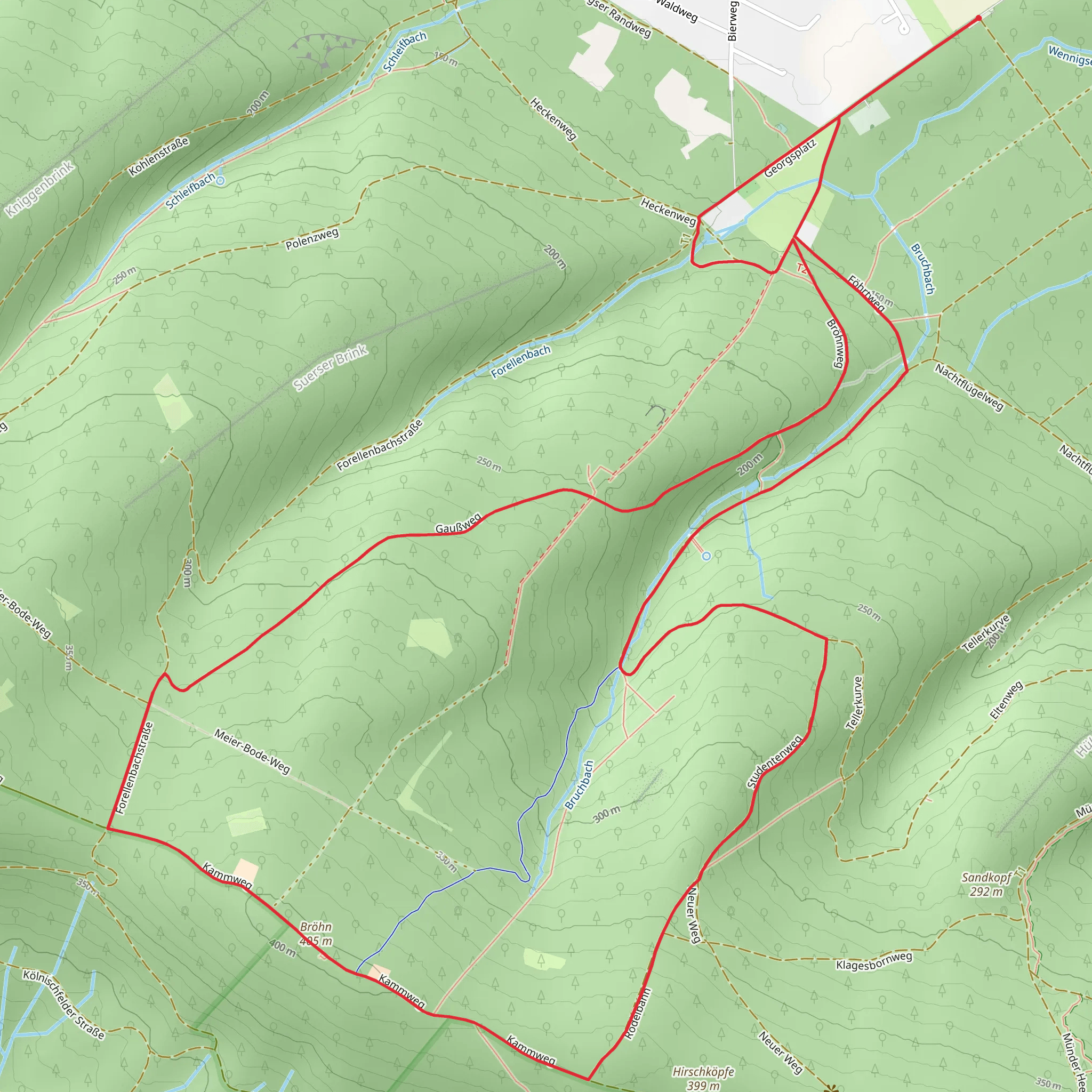 Wennigser Mark - Annaturm Rundweg mobile static map