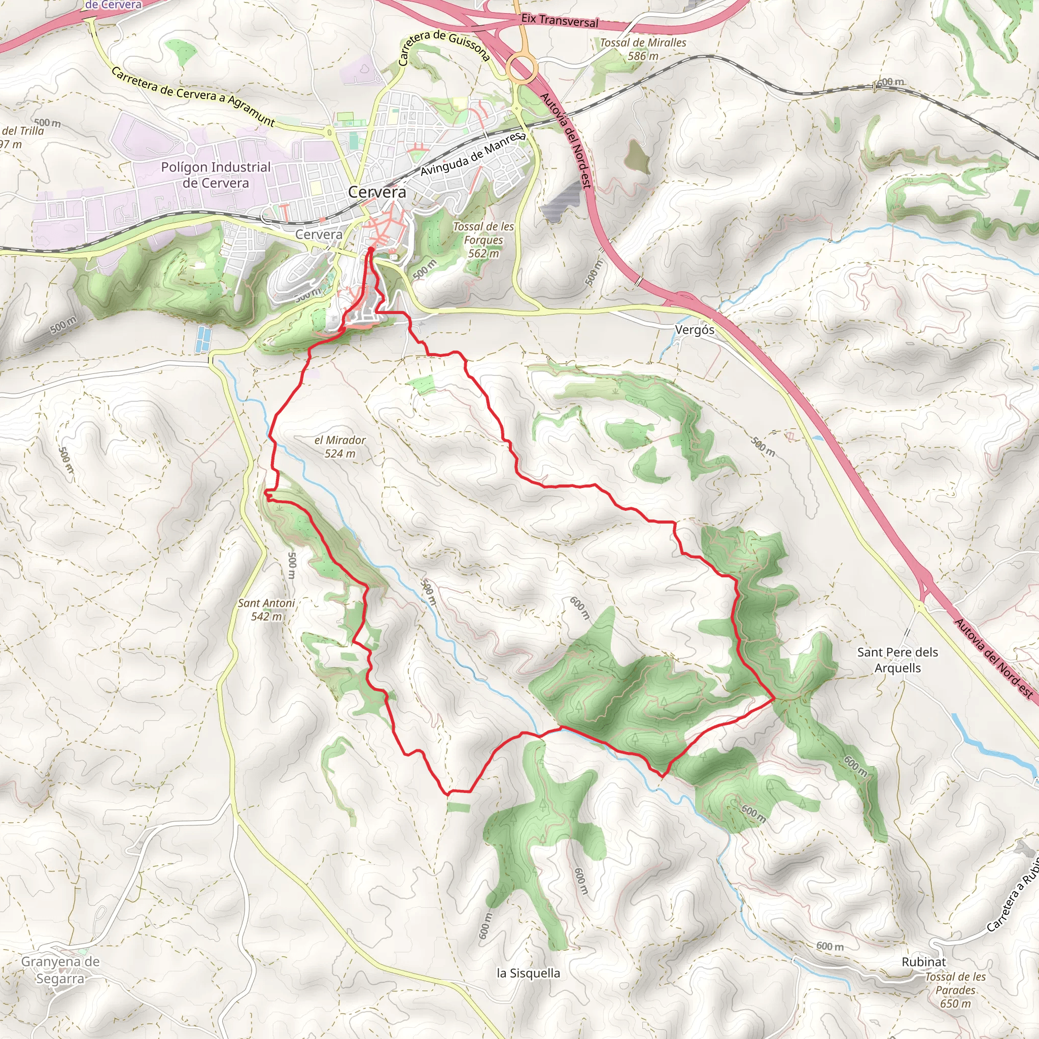 Cervera South Circuit PR C 141 mobile static map