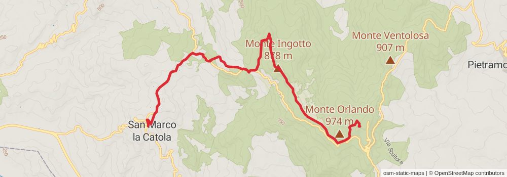 Sentiero Italia - Puglia Section stage 5 Map
