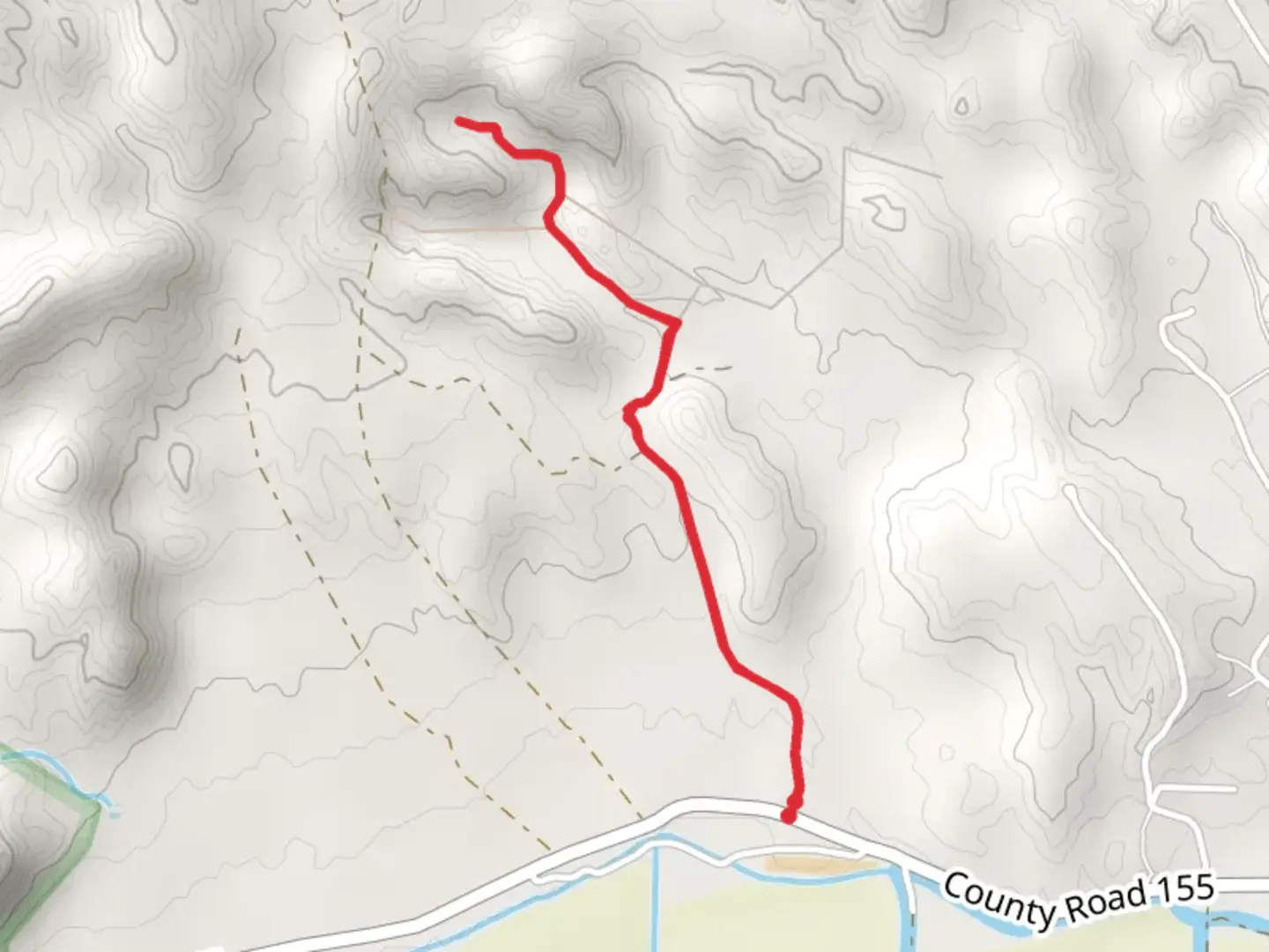 An image depicting the trail County Road 155 - North and its surrounding area.