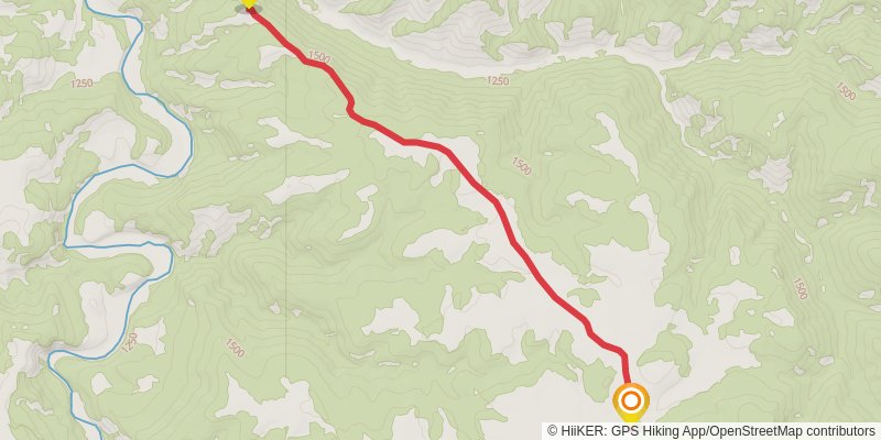 Parker Ridge Trail via Desolation Peak Trail stage 2 Map