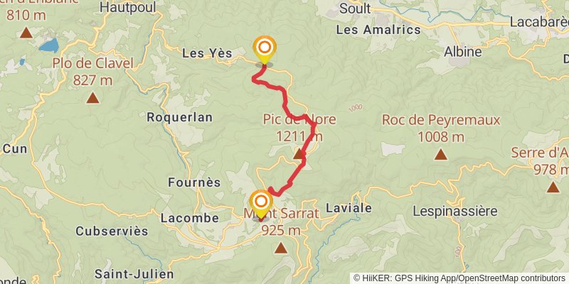 GR 36 stage 83 Map