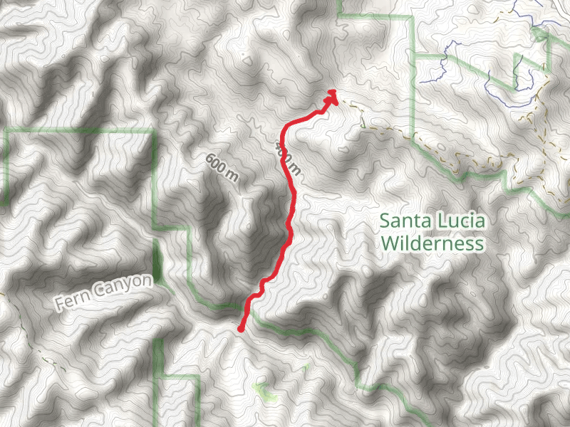 Big Falls from Upper Lopez Canyon Road