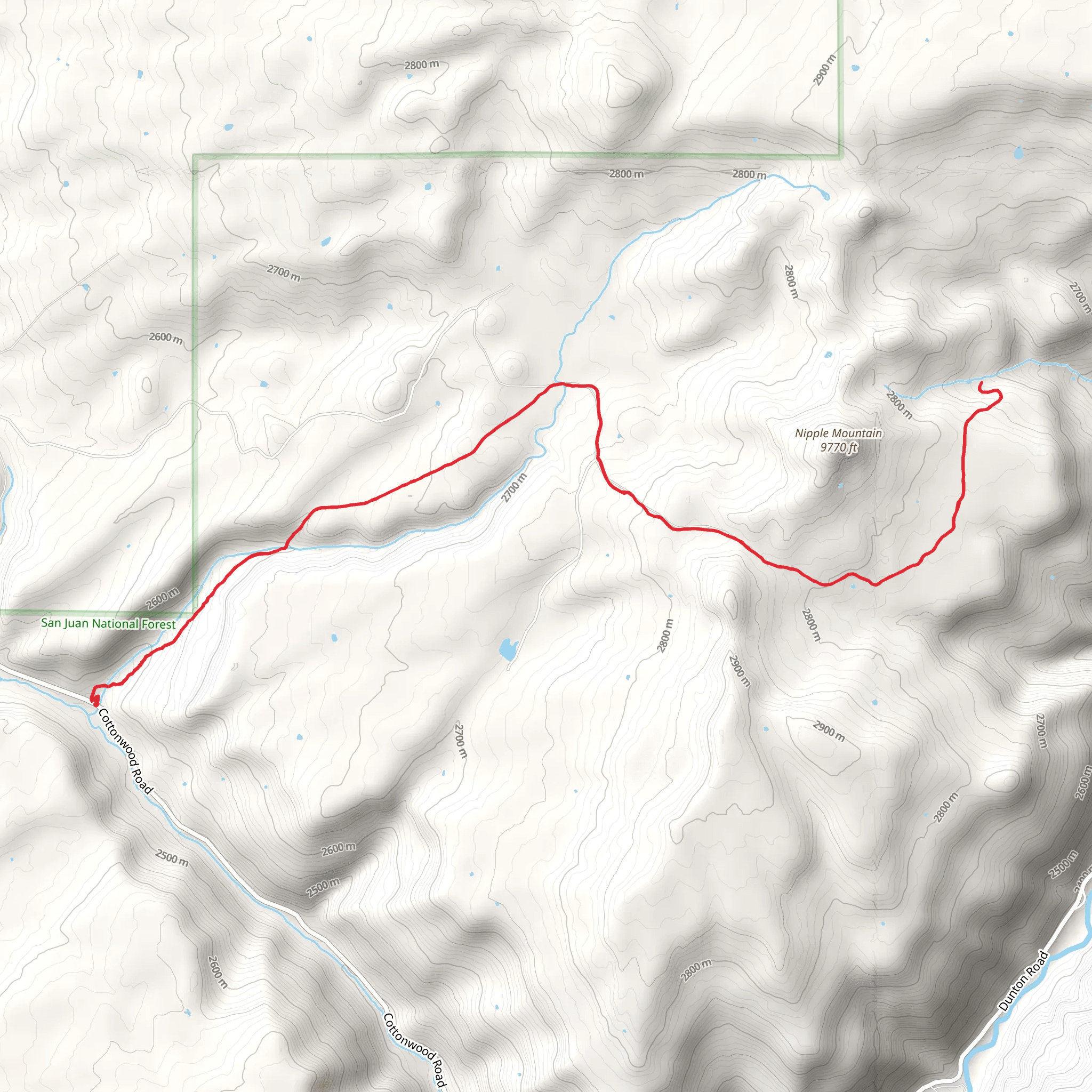 Mavreeso Trail mobile static map