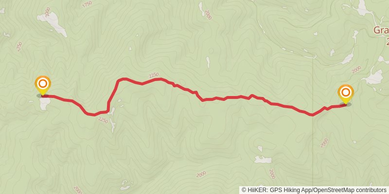 Helmville - Gould Trail stage 2 Map