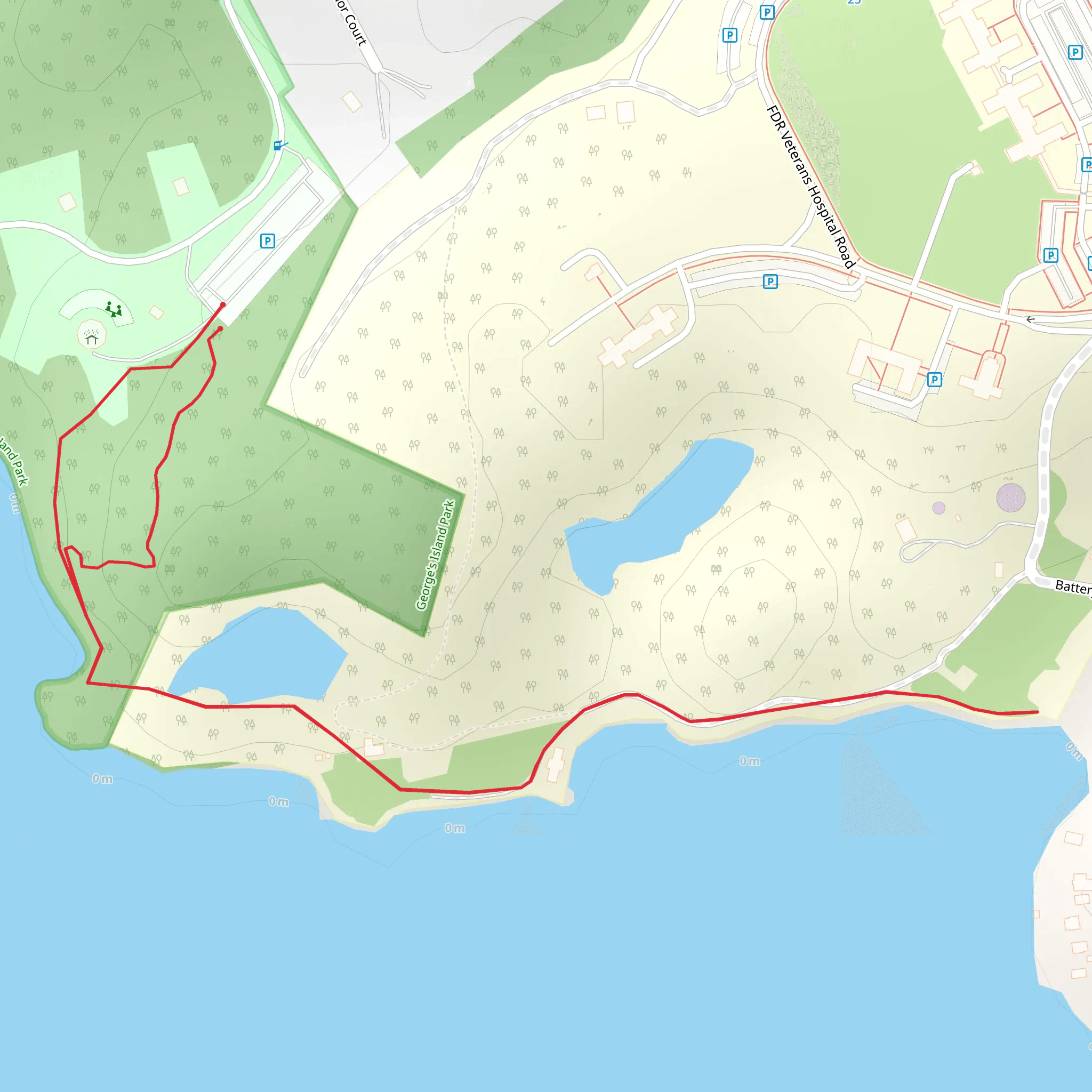 Walk alongside Hudson River in Cortlandt mobile static map