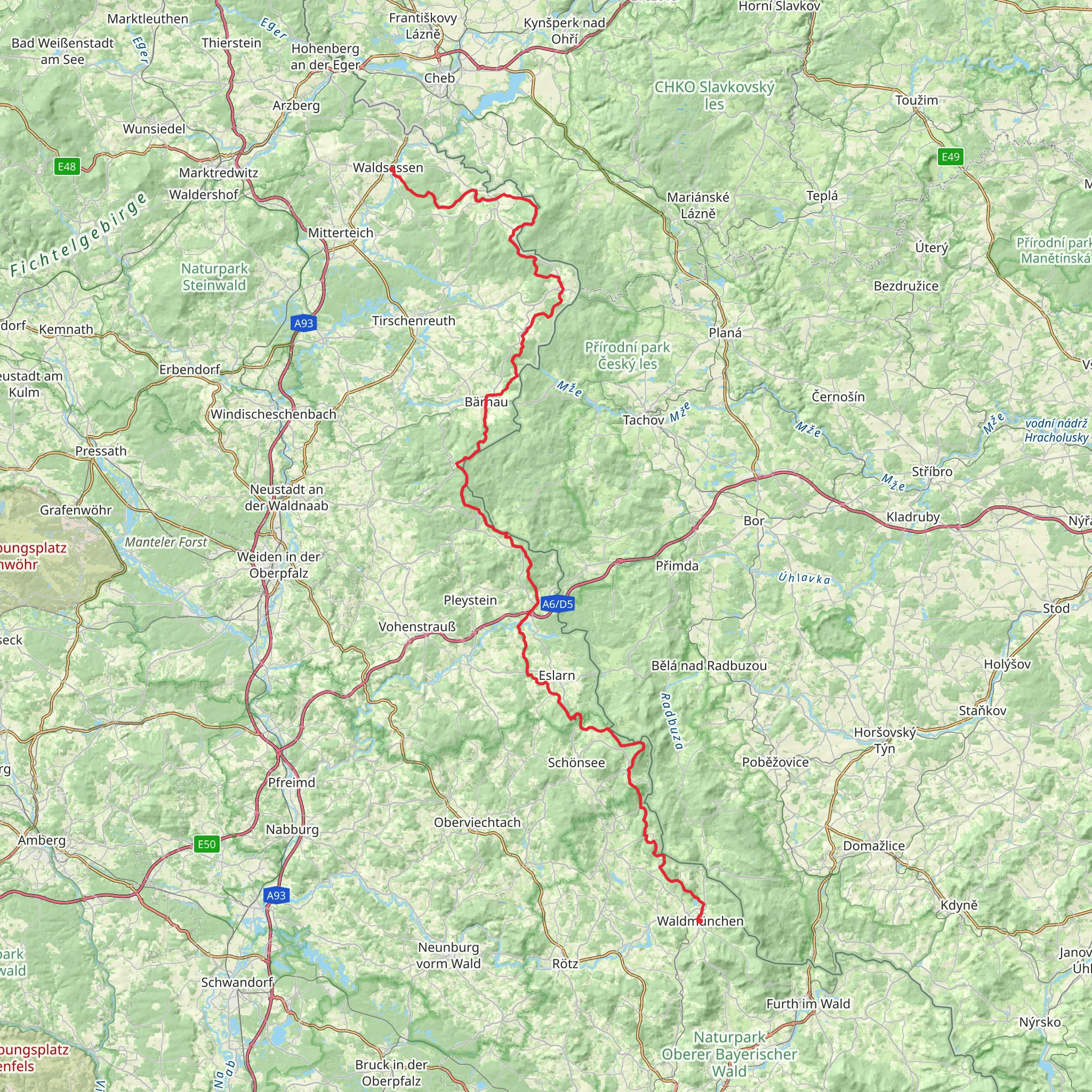 Nurtschweg mobile static map