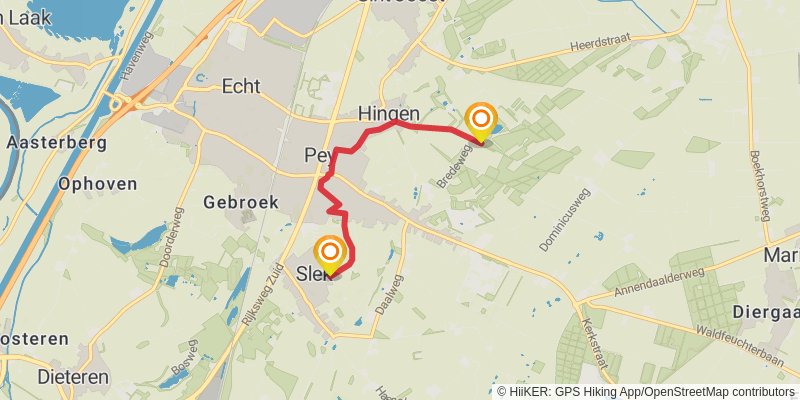 Pieterpad 2 alt 8 Map