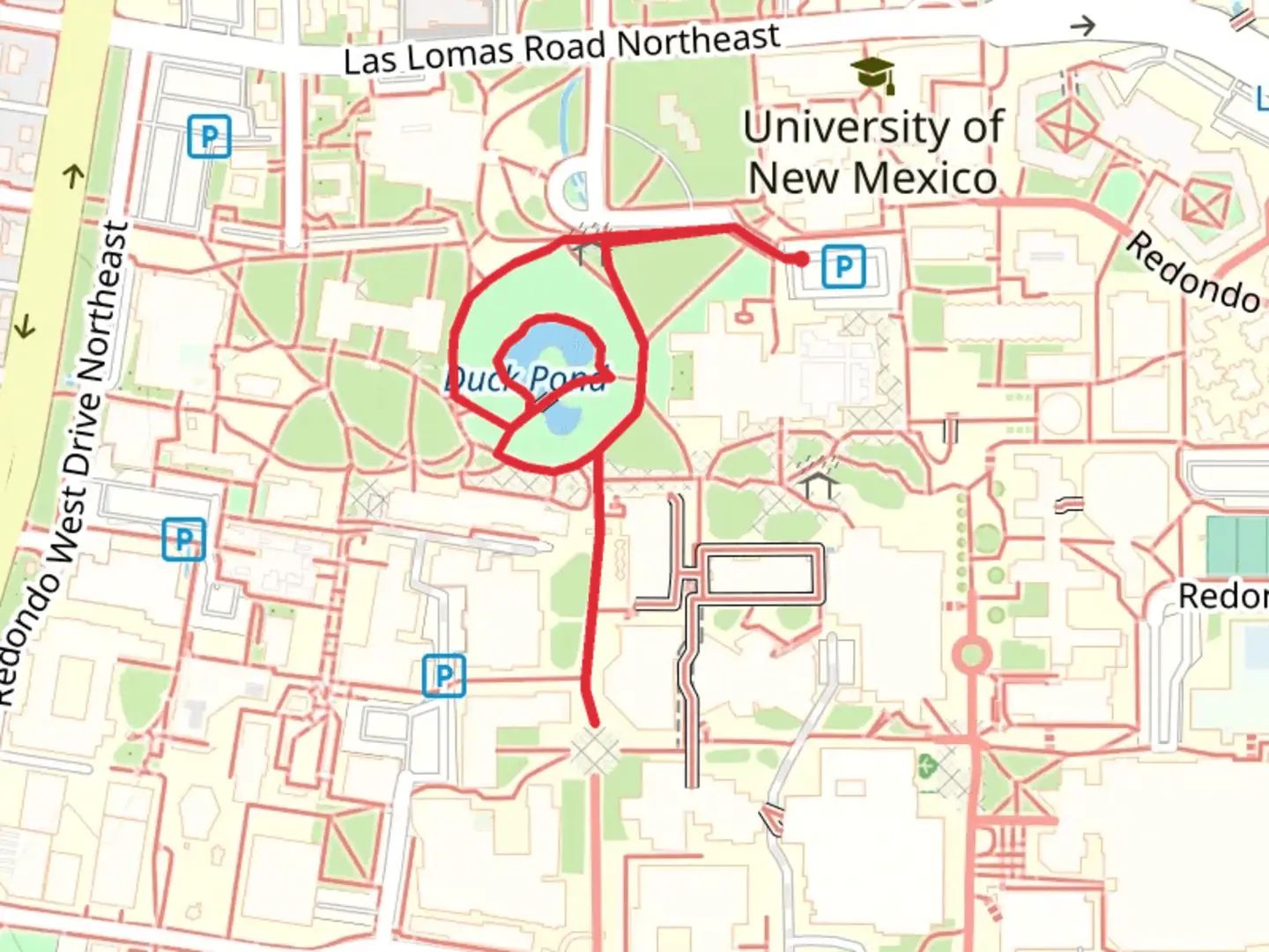 An image depicting the trail Duck Pond Loop and its surrounding area.