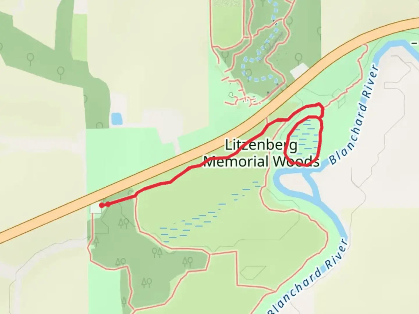 An image depicting the trail Southland Trail - Heritage Trail and Wetlands Trail and its surrounding area.