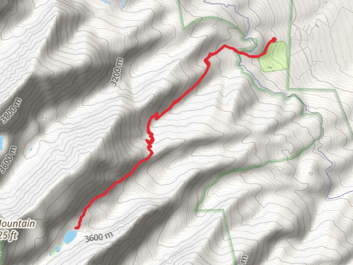 An image depicting the trail Comanche Lake via Comanche Trail and its surrounding area.
