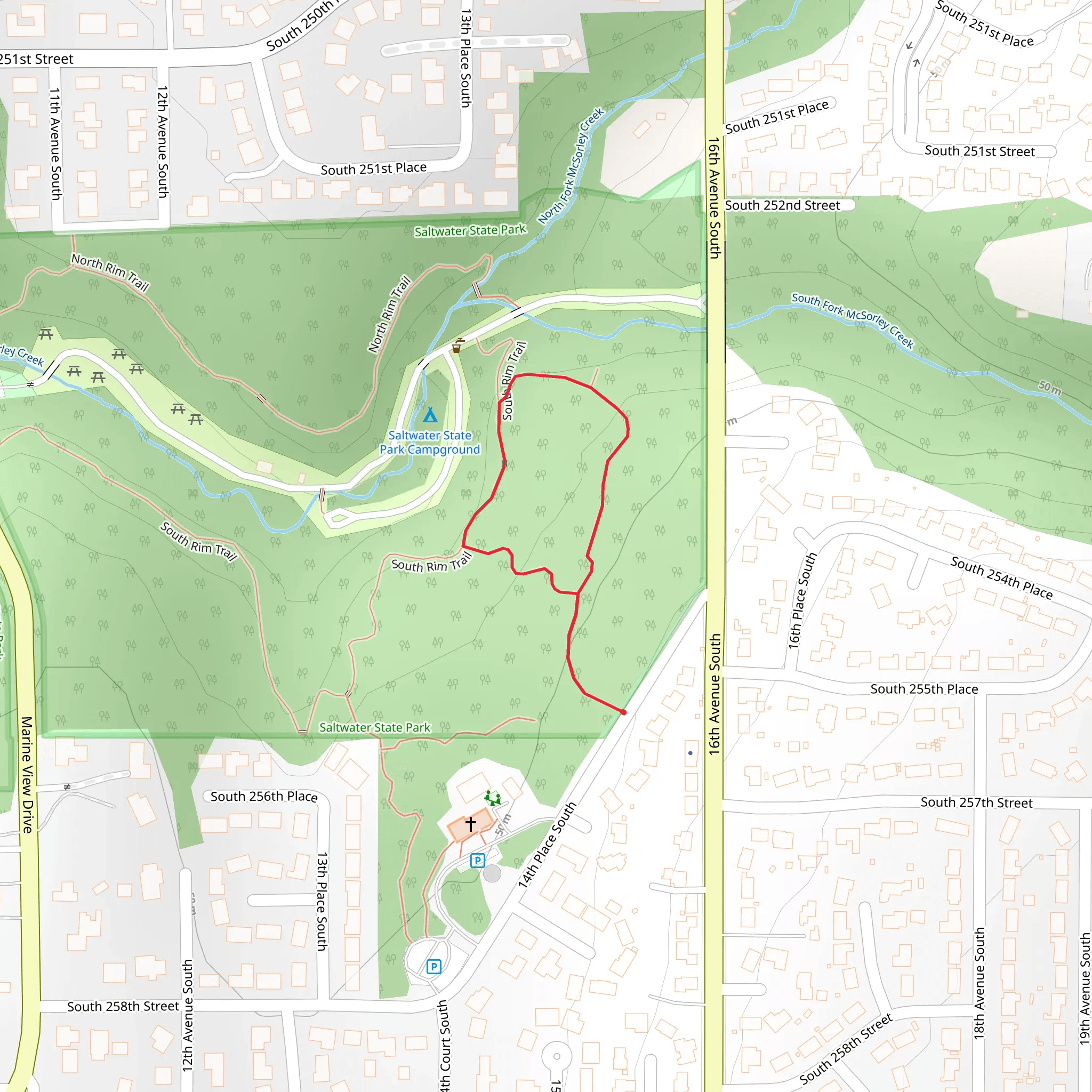 Fourteen Court South Loop mobile static map