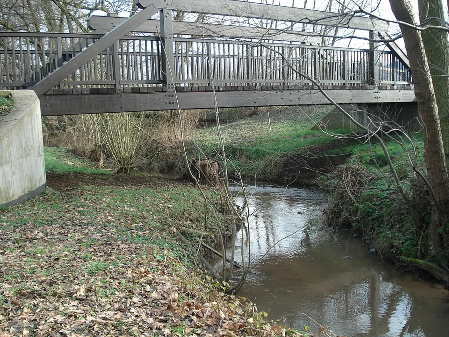 An image depicting the trail Sailauf Rundwanderweg and its surrounding area.