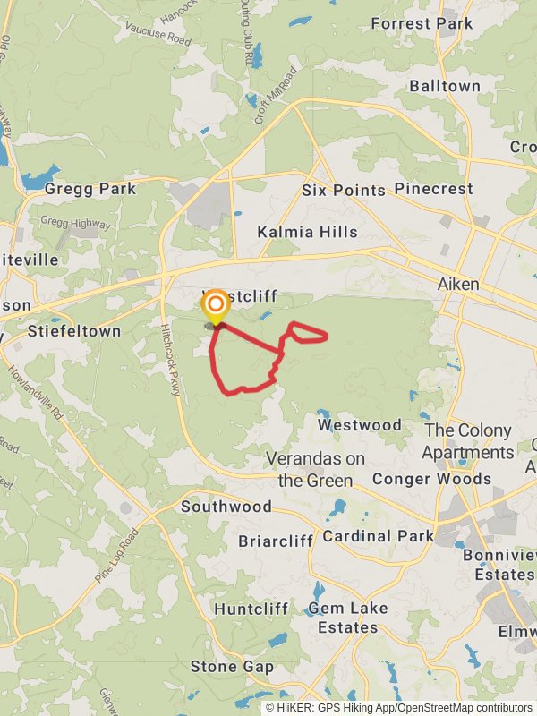 Whitney Drive, Ridge Mile Track and Cathedral Aisle Loop