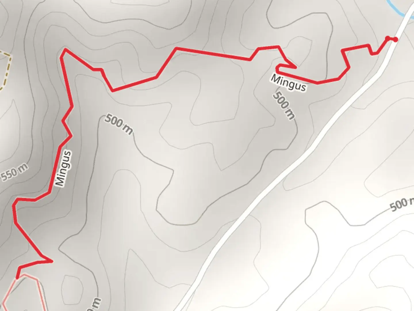An image depicting the trail Mingus Trail and its surrounding area.