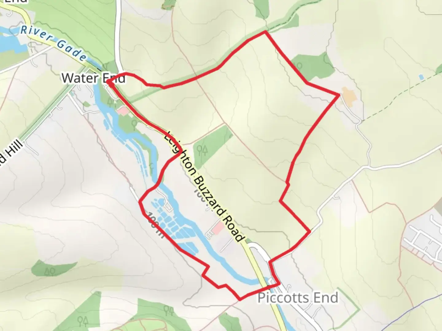 An image depicting the trail Varney's Wood Loop and its surrounding area.