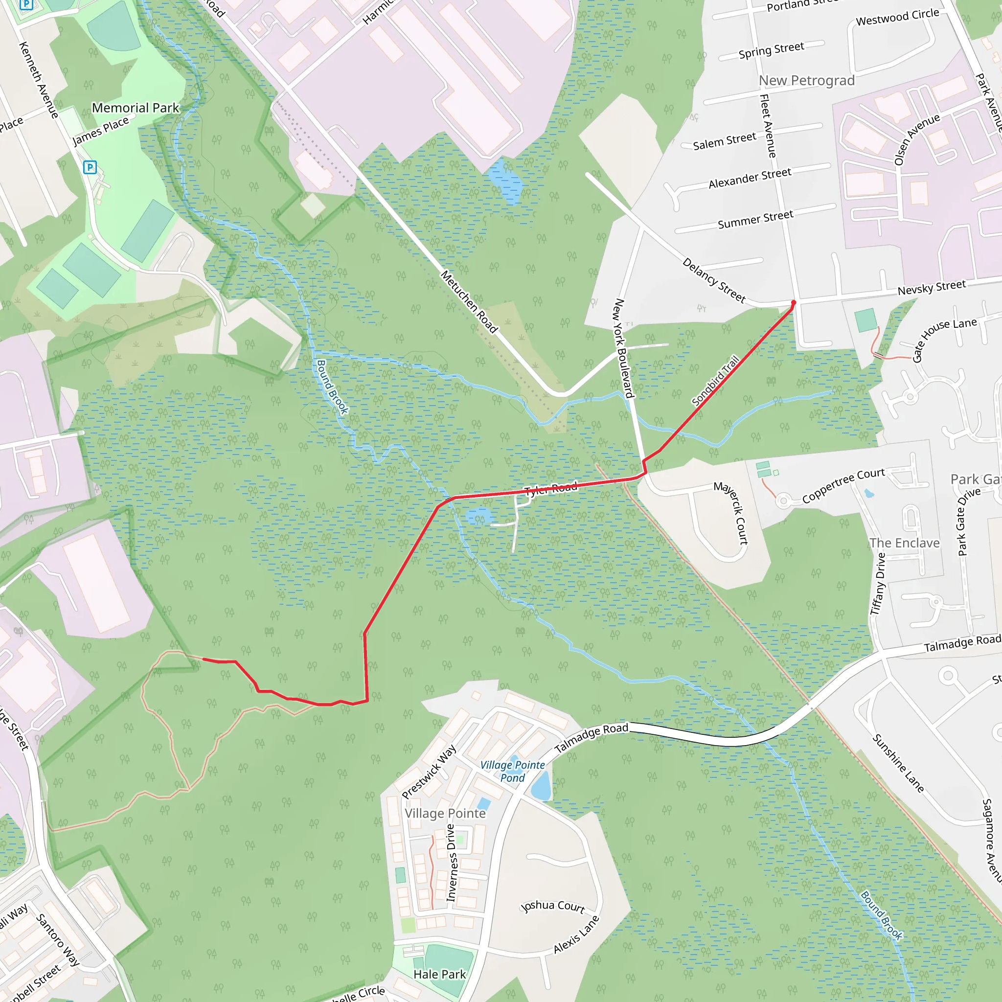Songbird Trail mobile static map