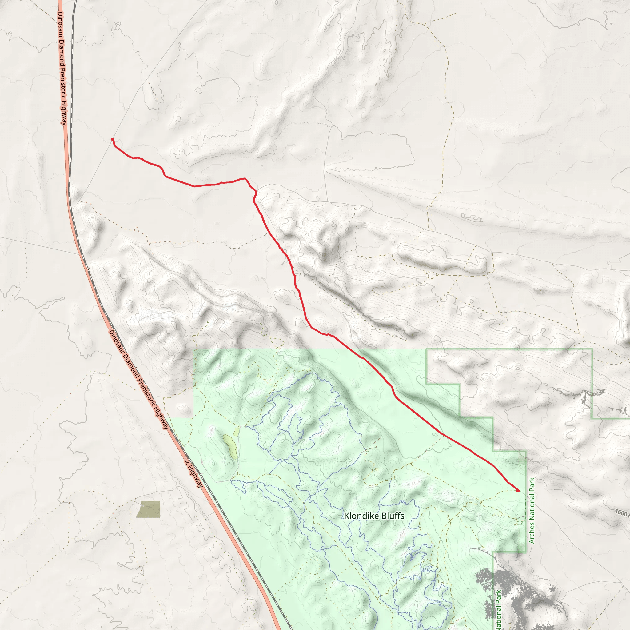 Salt Valley Road Walk mobile static map