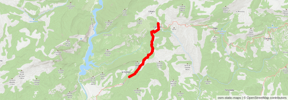 GR 1 Sender Historic stage 17 Map