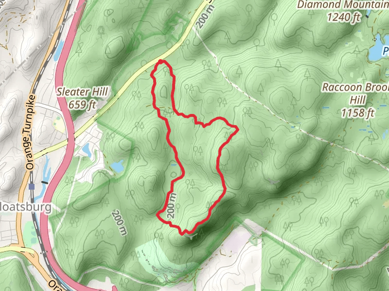 Seven Hills Trail Loop from Seven Lakes Drive