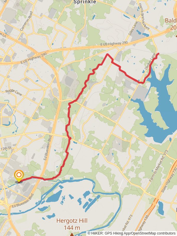 Southern Walnut Creek and Austin to Manor Trail