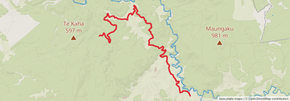 Te Araroa Trail stage 60 Map