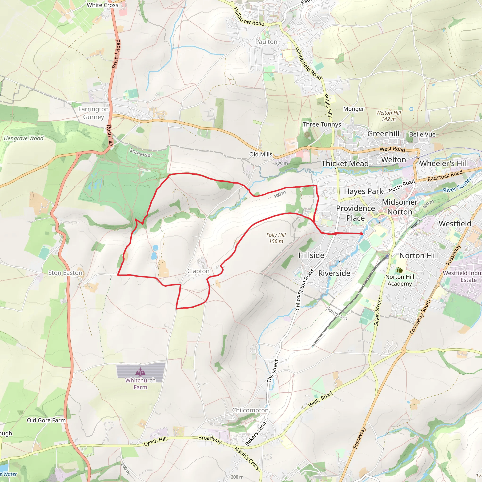 Clapton Loop mobile static map