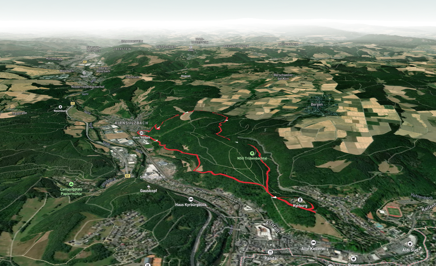 Drei-Burgen Weg and Nahehoehenweg