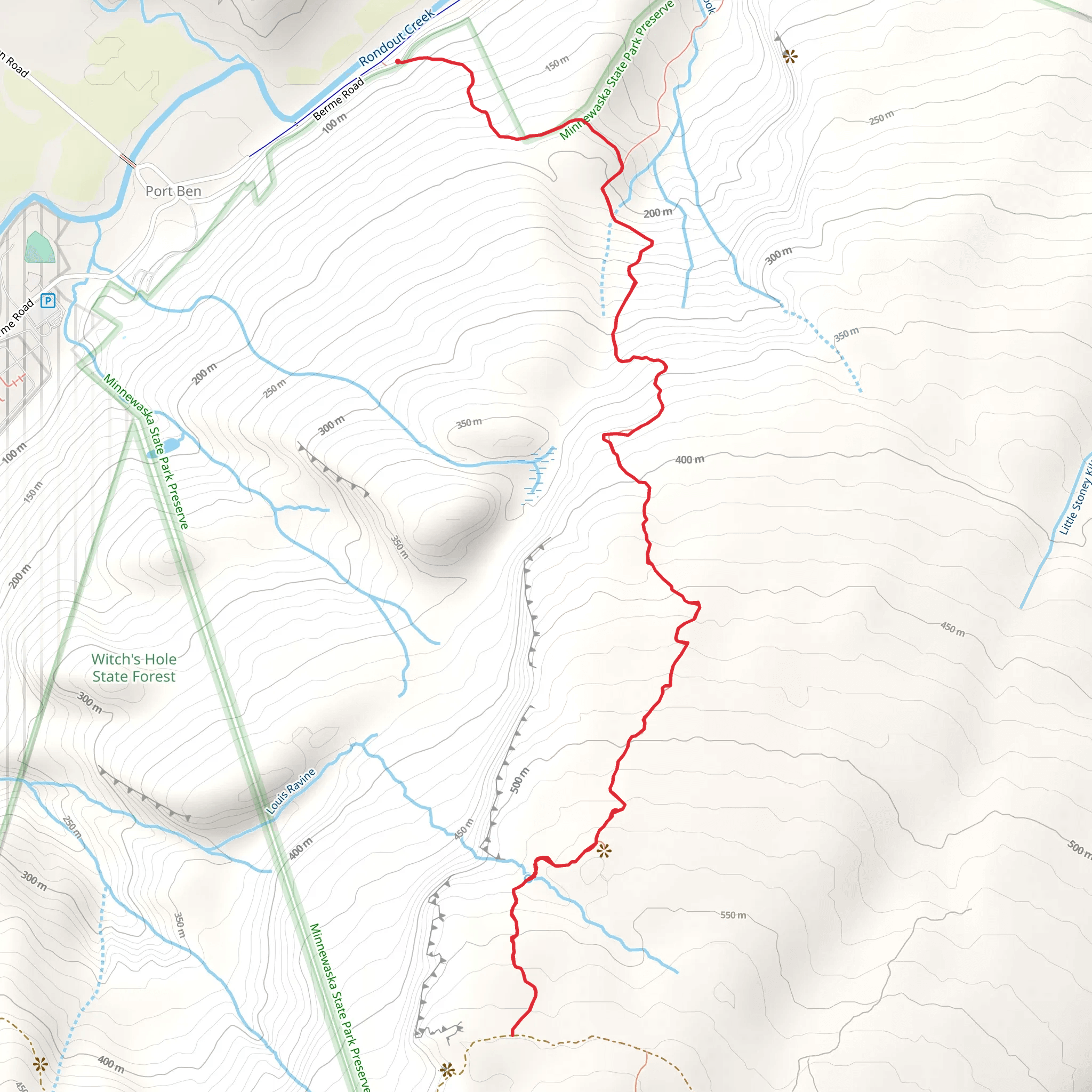 Napanoch Point mobile static map