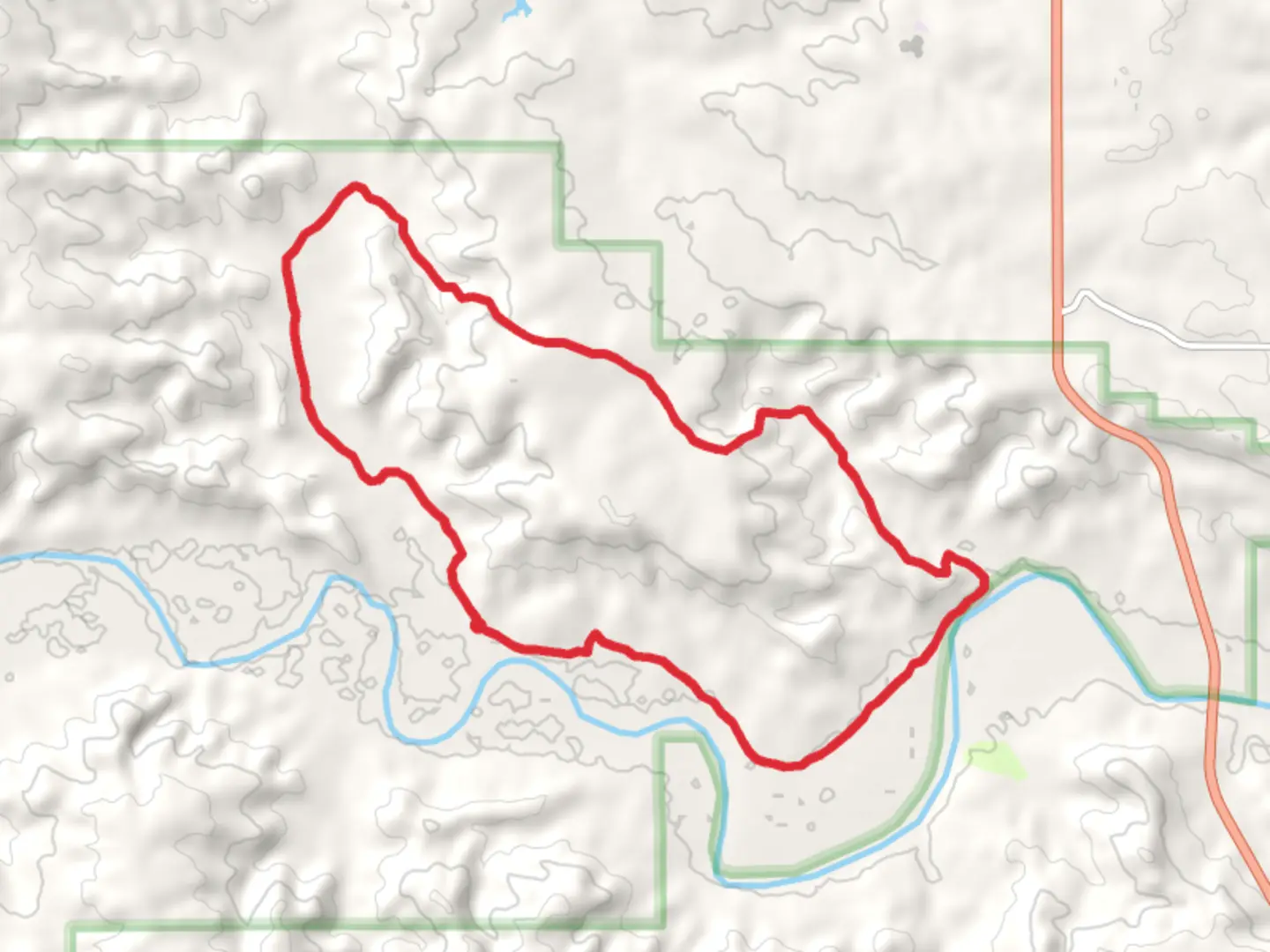An image depicting the trail Buckhorn Loop Trail and its surrounding area.