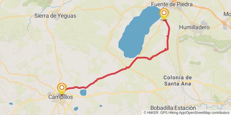 Gran Senda De Malaga stage 19 Map