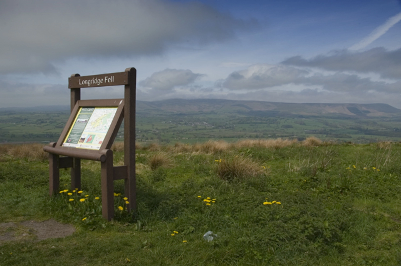 An image depicting the trail Longridge Fell Walk and its surrounding area.
