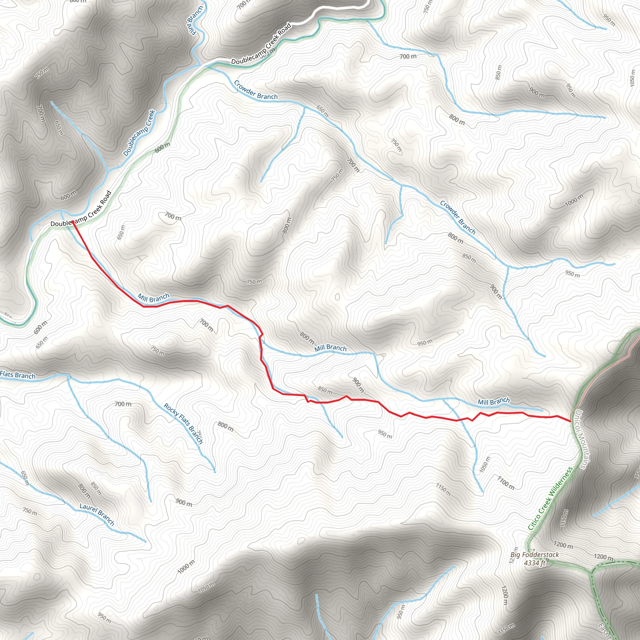 Big Stack Gap mobile static map