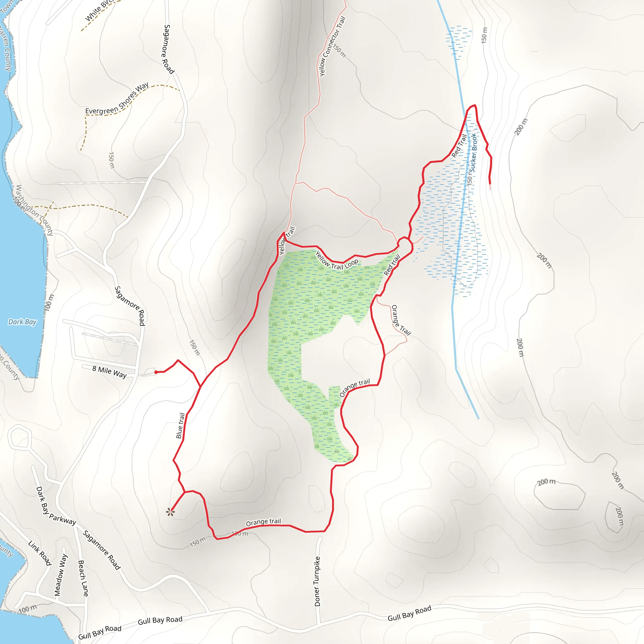 Gull Bay Preserve Loop mobile static map
