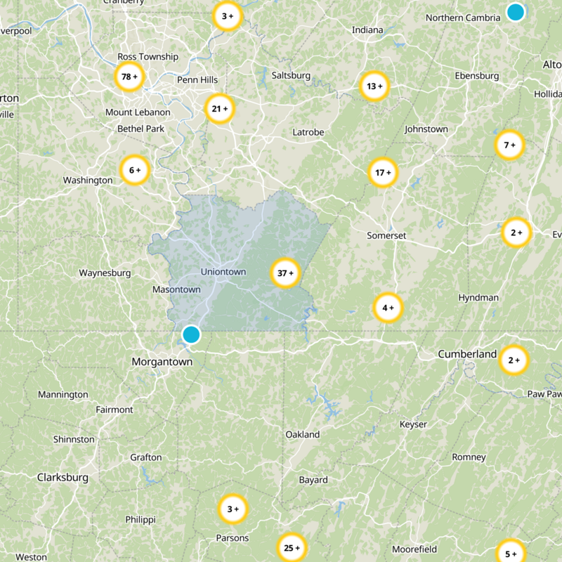 Fayette County Static Map