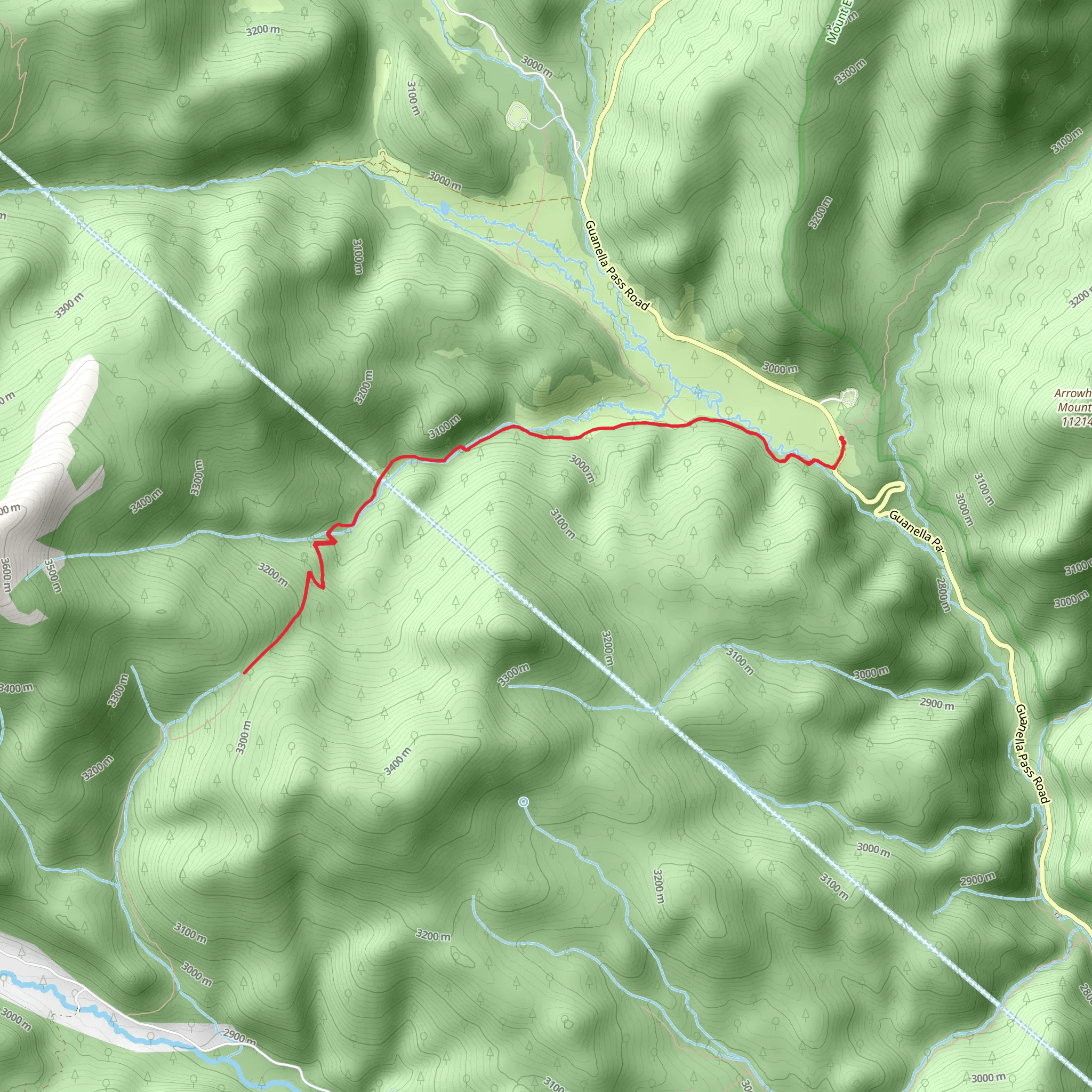 Burning Bear Trail mobile static map