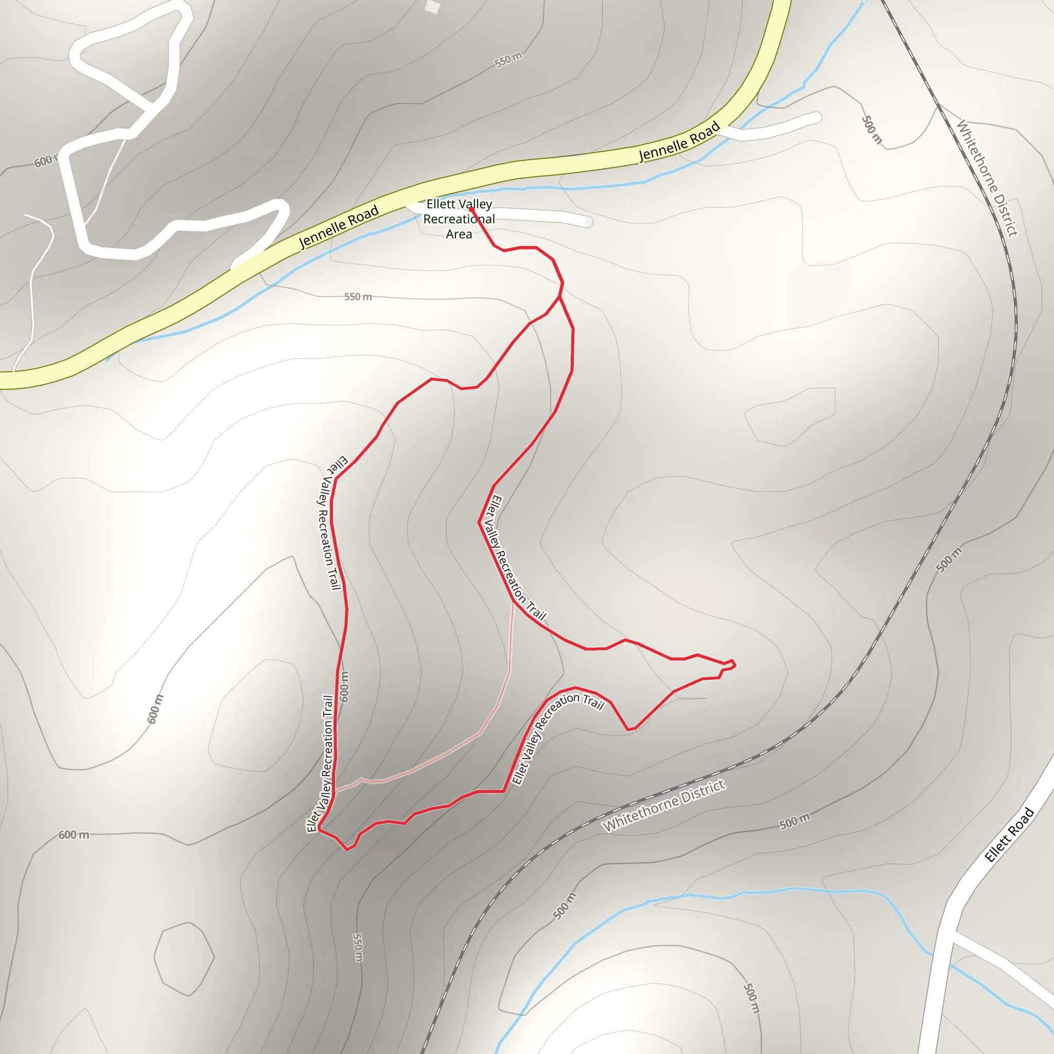 Ellet Valley Recreation Loop Trail mobile static map
