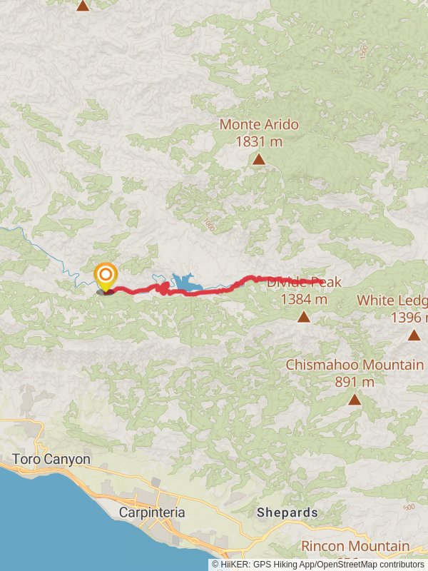 Matilija Divide Trail