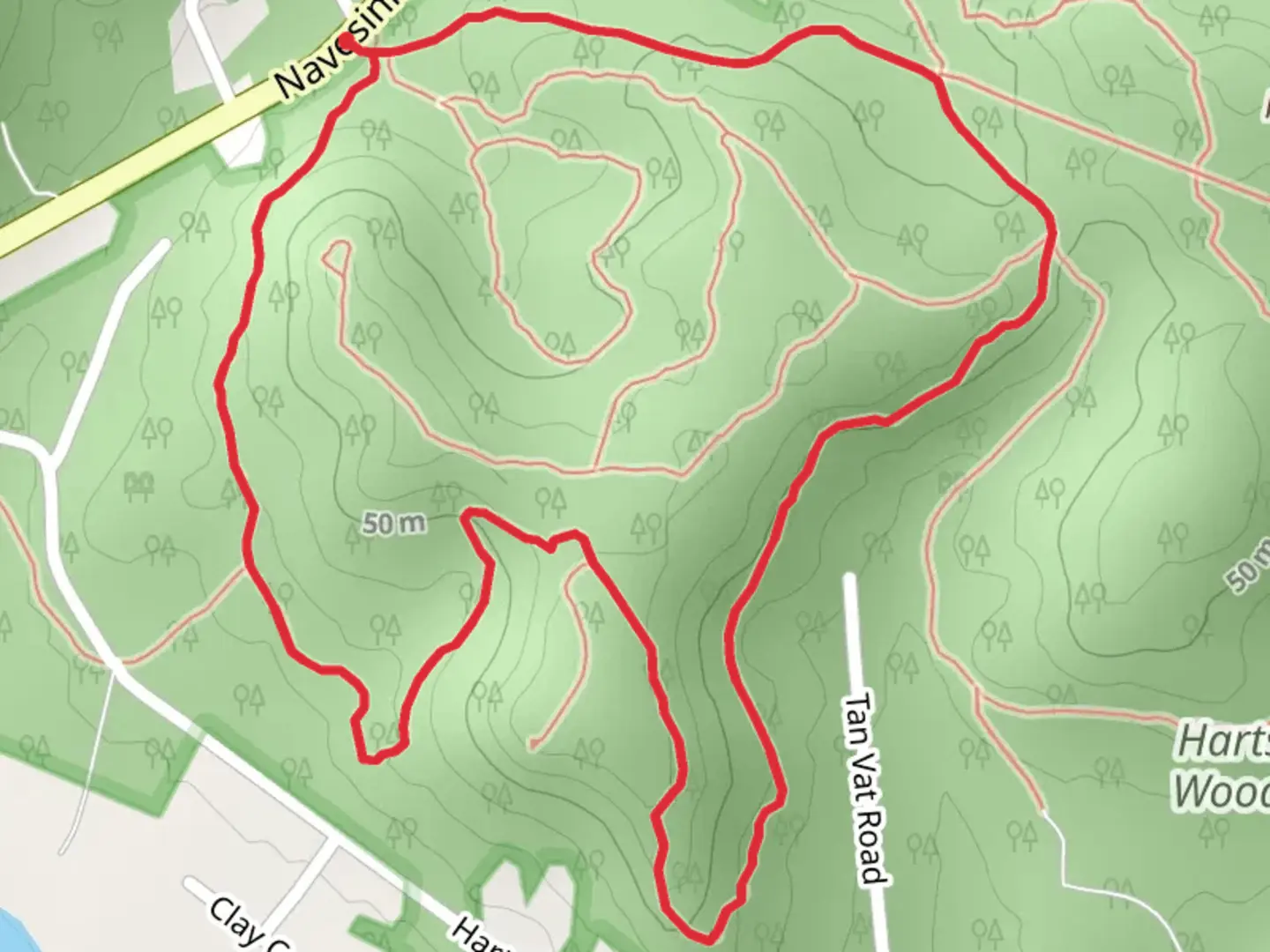 An image depicting the trail Laurel Ridge Loop Trail and its surrounding area.
