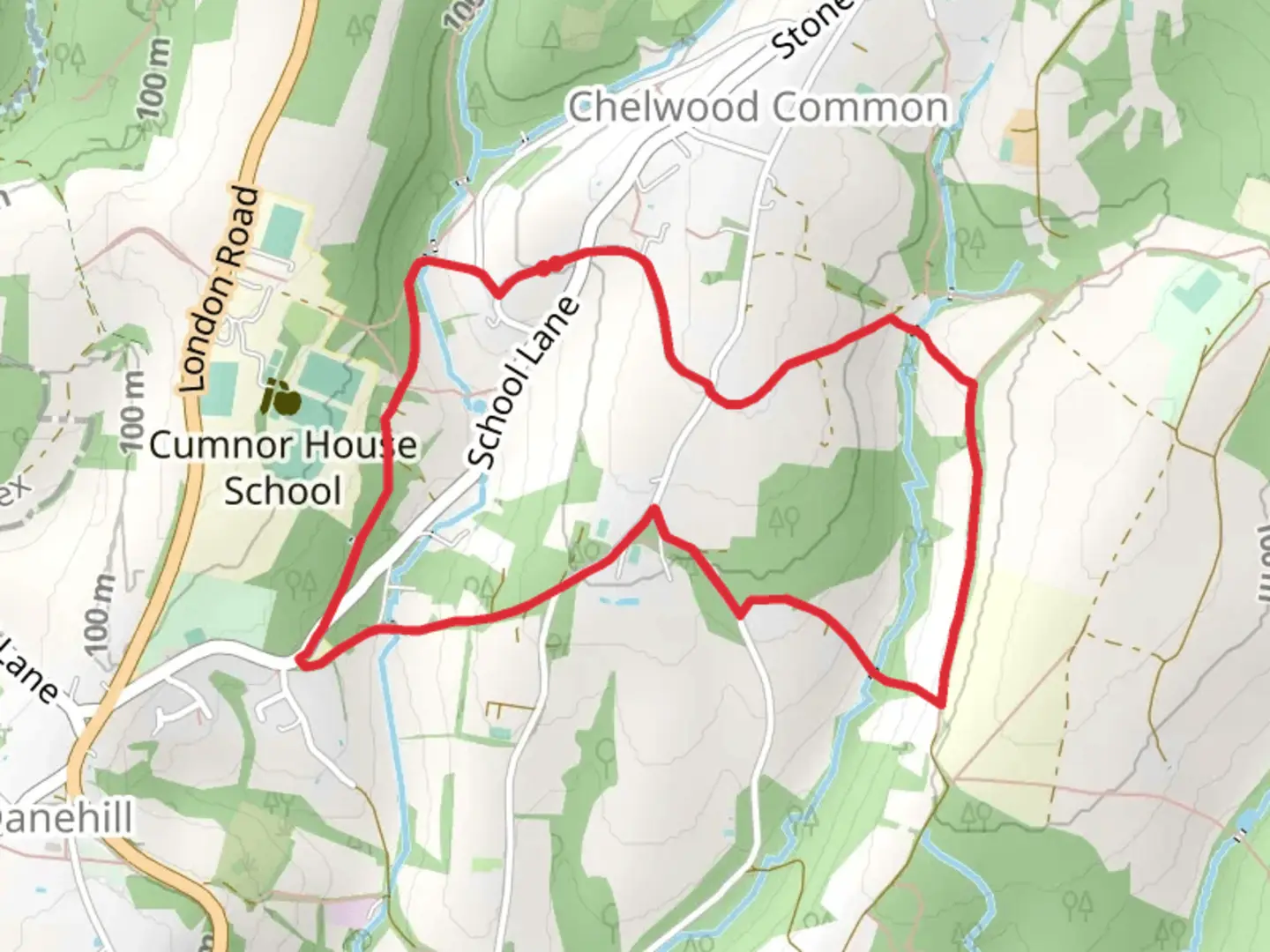 An image depicting the trail Lamb's Rough and Danehill Country Park Loop and its surrounding area.