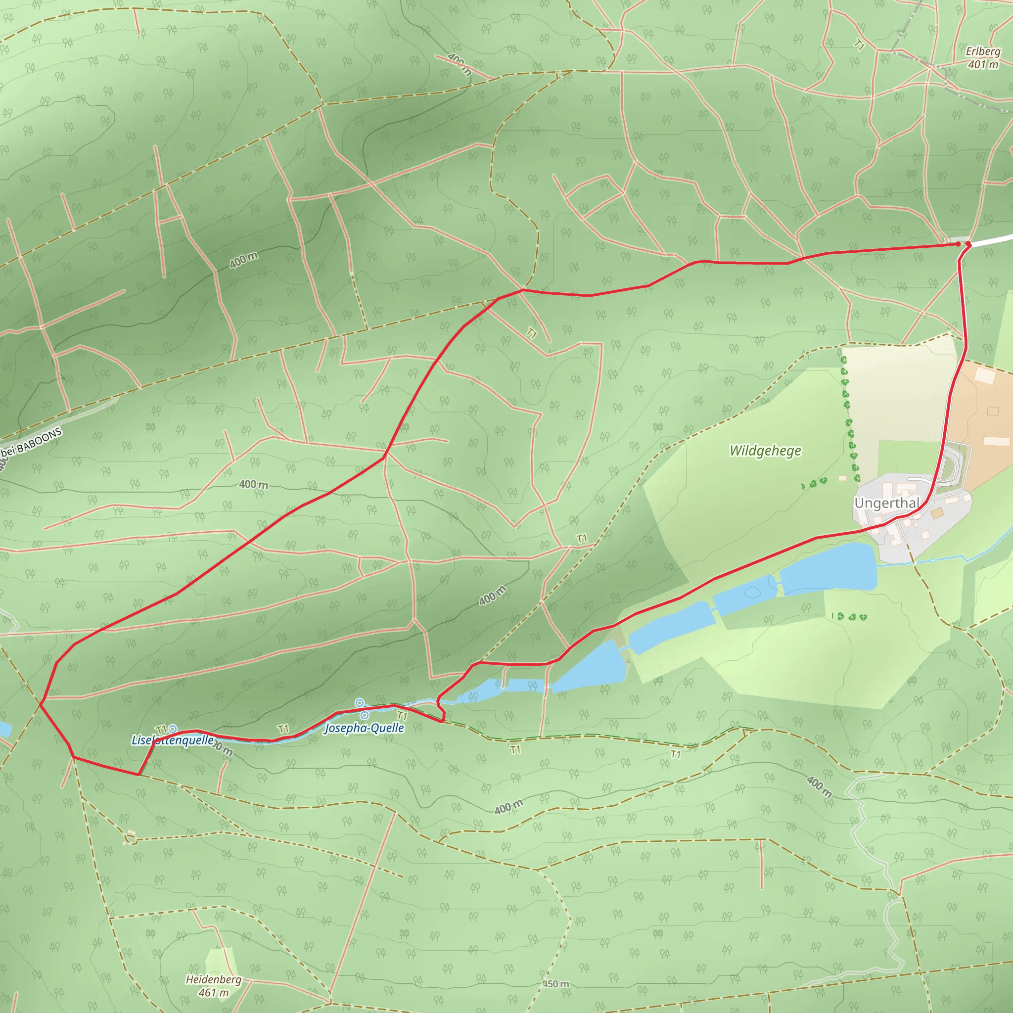 Ungerthal Loop mobile static map
