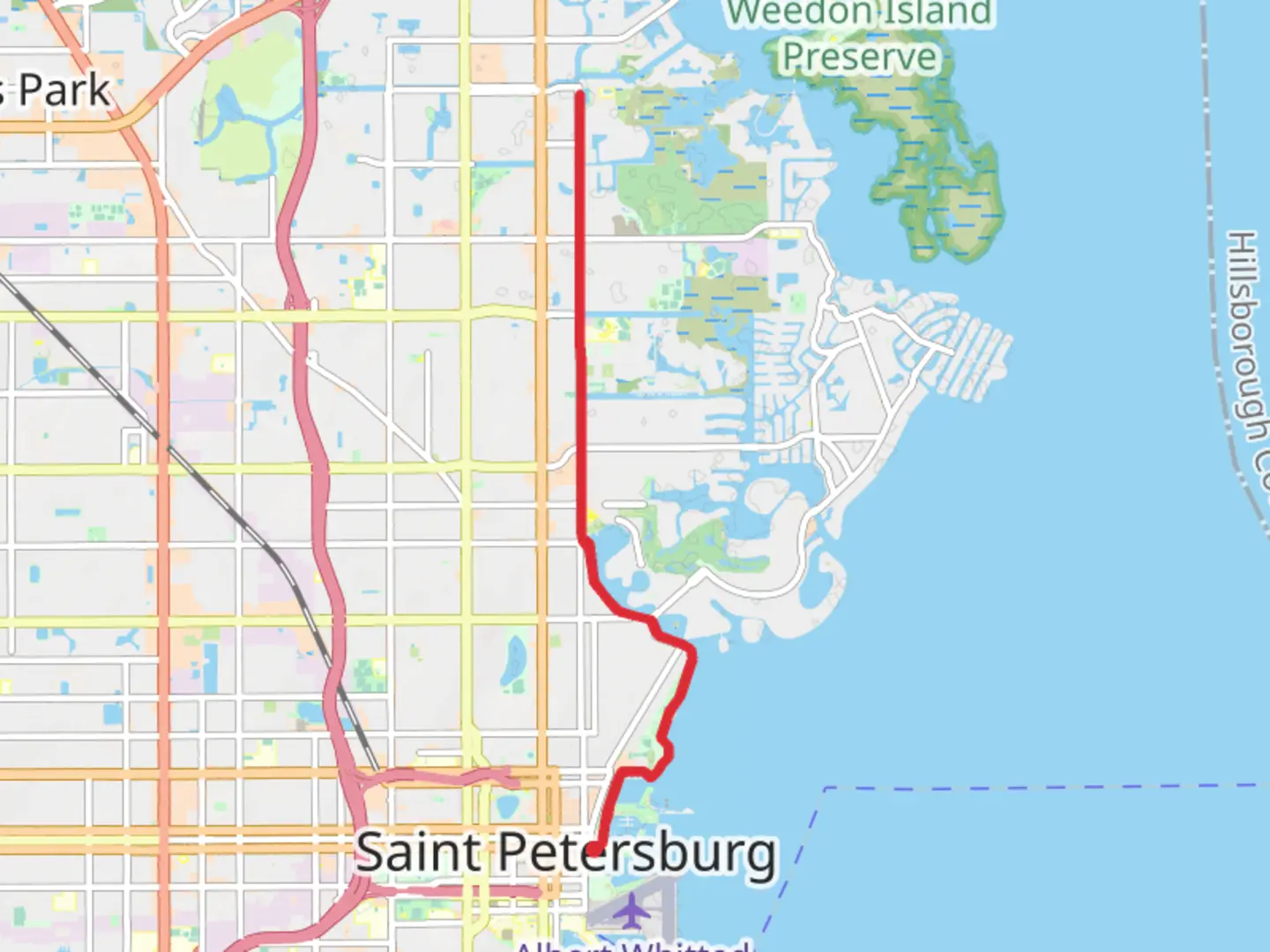 An image depicting the trail North Bay Trail and its surrounding area.