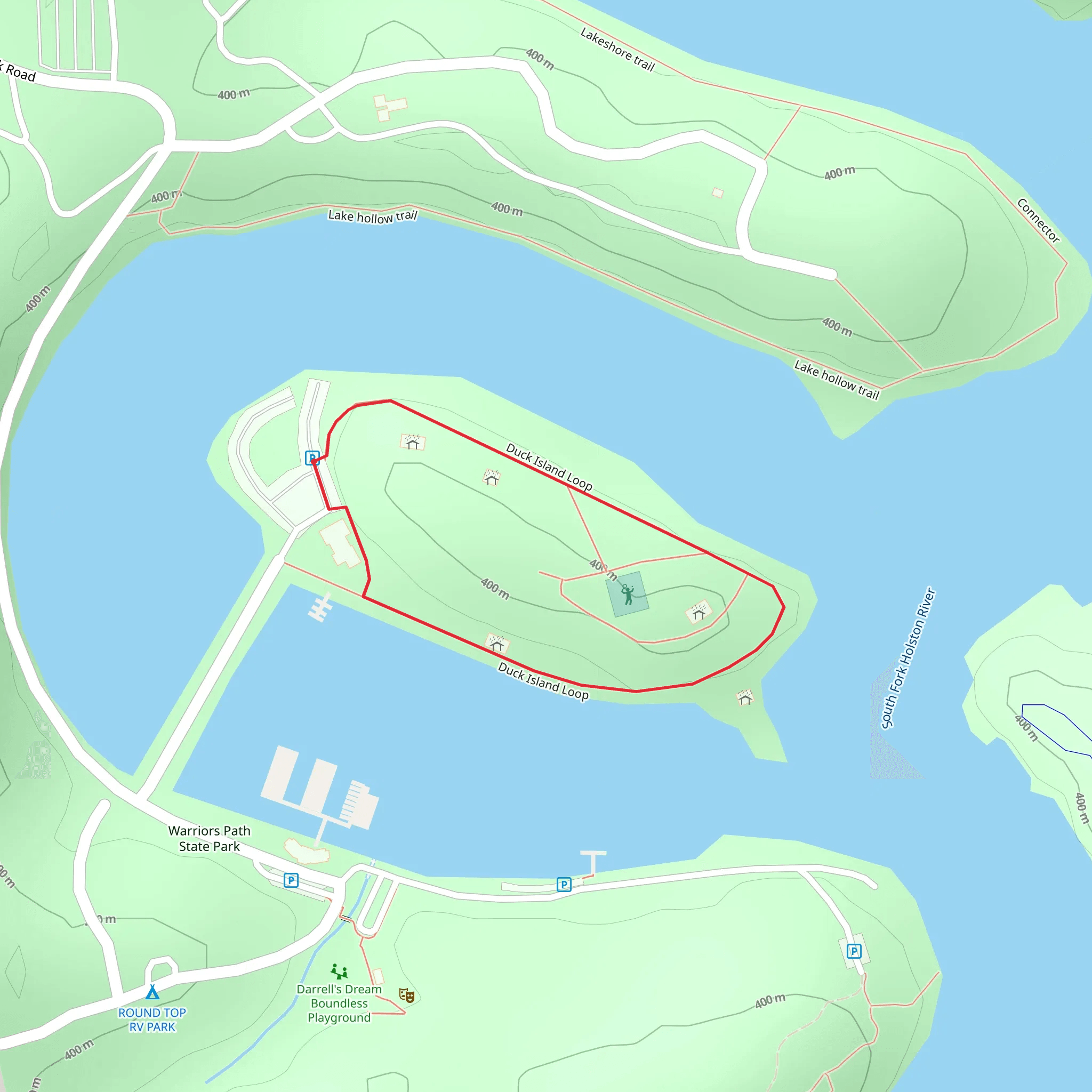 Round Top RV Park Loop mobile static map