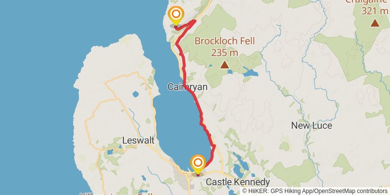 Firth o Clyde Rotary Trail stage 3 Map