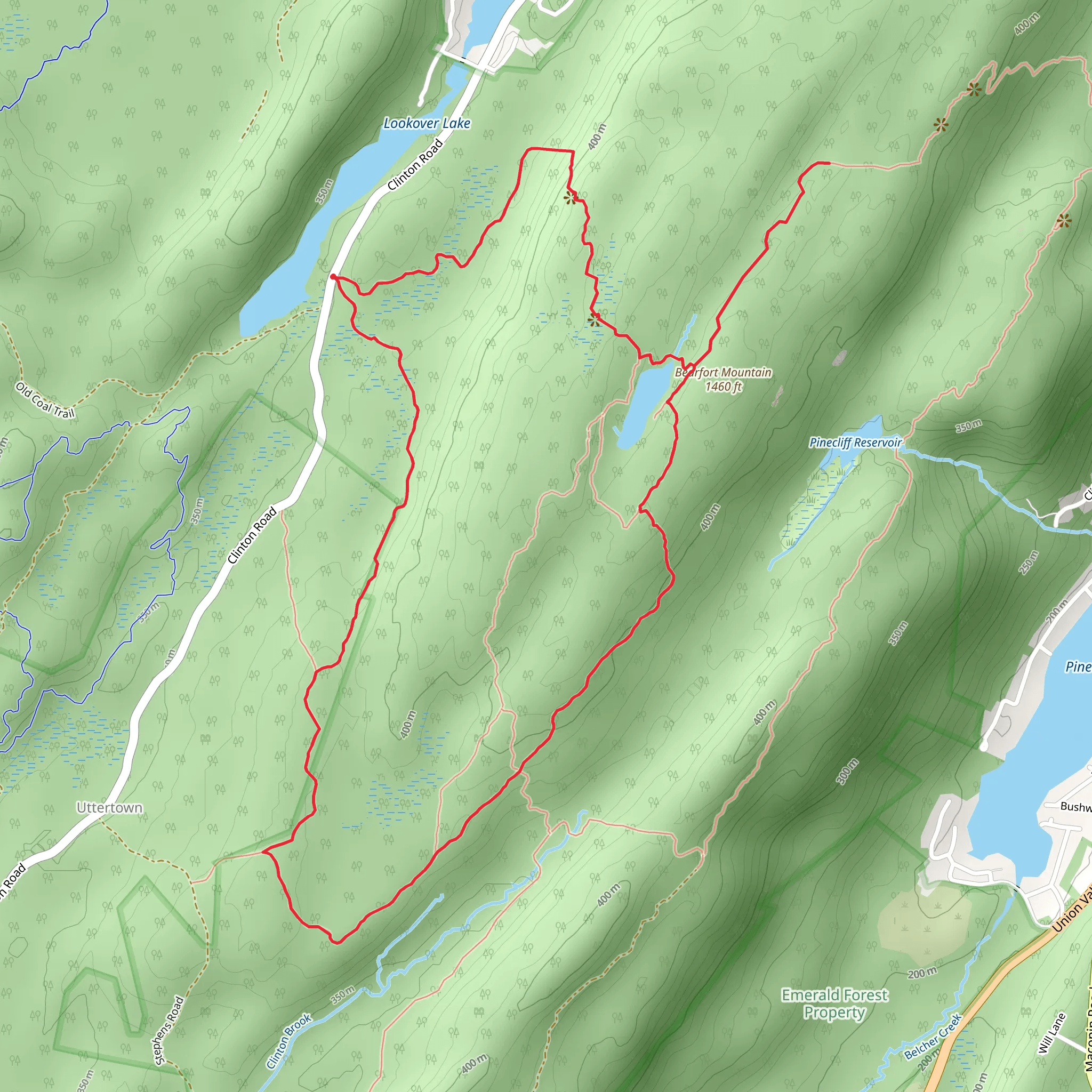 Bearfort Mountain - Terrace Pond Loop mobile static map