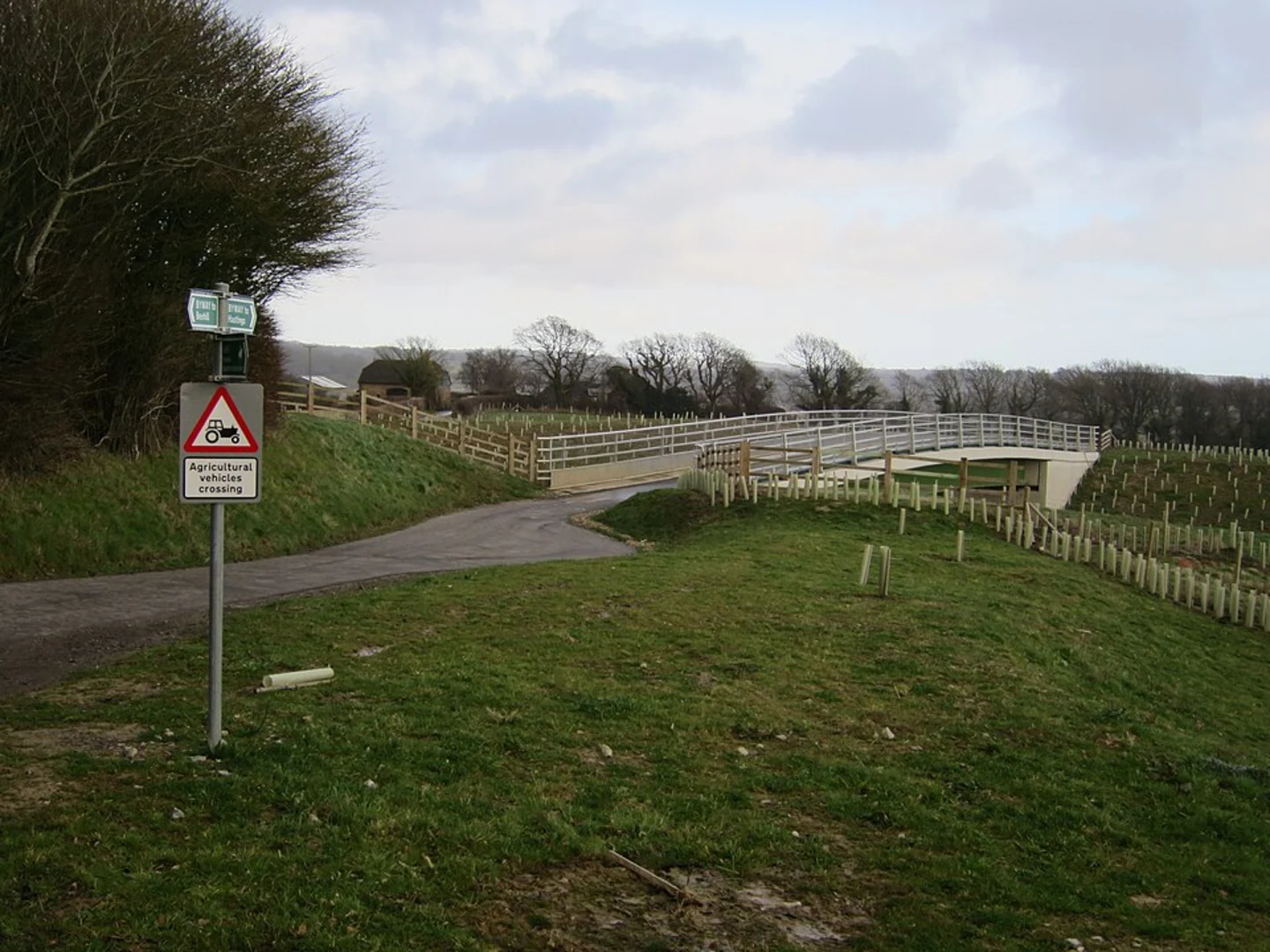 An image depicting the trail Dismantled Railway and Redgrove Wood Loop and its surrounding area.