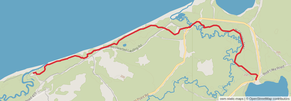 American Perimeter Trail - North Country Primary stage 88 Map