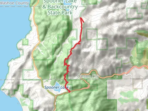 Snow Valley Peak via Tahoe Rim Trail