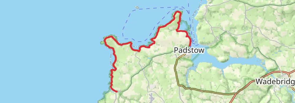 South West Coast Path stage 15 Map