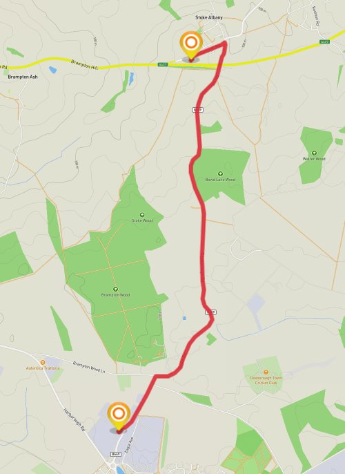 To work  mobile static map